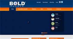 Desktop Screenshot of boldchurch.org